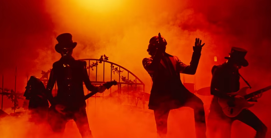 a screenshot of the Ghost: Lachryma music video.