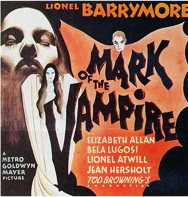 The Mark of the Vampire poster.